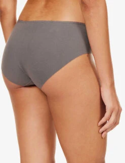 Wacoal Florilege High-rise Cotton-blend Briefs -Reisi Clothing Shop R03957028 INKYFLOWER ALT03