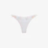 AGENT PROVOCATEUR Petunia Mid-rise Lace Thong -Reisi Clothing Shop R03965084 WHITEPINK M
