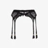 AGENT PROVOCATEUR Rozlyn High-rise Lace Suspenders -Reisi Clothing Shop R03968221 BLACK M
