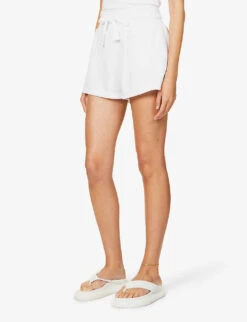 Rocco Towel-texture Woven Shorts -Reisi Clothing Shop R03968287 VANILLA ALT02