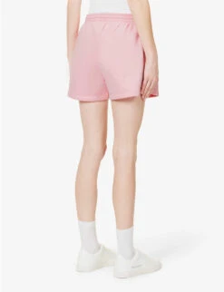 365 Signature High-rise Organic-cotton Sweat Shorts -Reisi Clothing Shop R03972141 SAKURAPINK ALT03