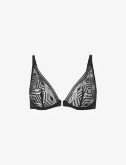 Passionata Ondine Sheer Stretch-lace Plunge Bra
