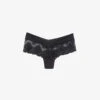 Chantelle Champs Elysées Embroidered-mesh Stretch-woven Briefs -Reisi Clothing Shop R03983137 011BLACK M