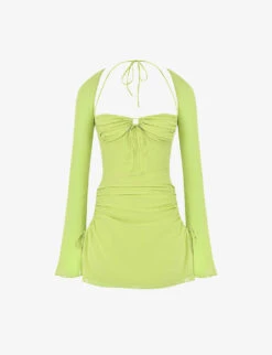 Baby Cut-out Woven Mini Dress