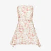 Jasmine Strapless Cotton-blend Mini Dress -Reisi Clothing Shop R03992332 ROSEPRINT M
