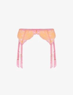 AGENT PROVOCATEUR Yara High-rise Stretch-mesh Suspender Belt