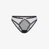 AGENT PROVOCATEUR Rozey Bow-detail Mesh Briefs 2 AGENT PROVOCATEUR Rozey Bow-detail Mesh Briefs -Reisi Clothing Shop R03992426 BLACKPINK M