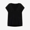 Joseph Relaxed-fit V-neck Cashmere Sweater Vest -Reisi Clothing Shop R03995796 BLACK M