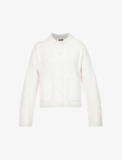 Joseph Collar Wool Cardigan