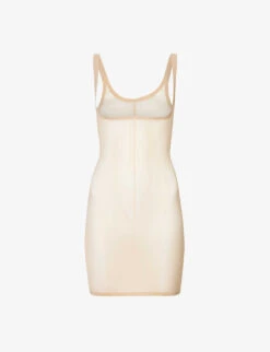 Wolford Sleeveless Scoop-neck Stretch-tulle Mini Dress