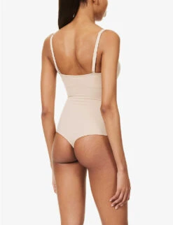 Wolford Forming Slim-fit Stretch-woven Body -Reisi Clothing Shop R04000750 POWDER ALT03