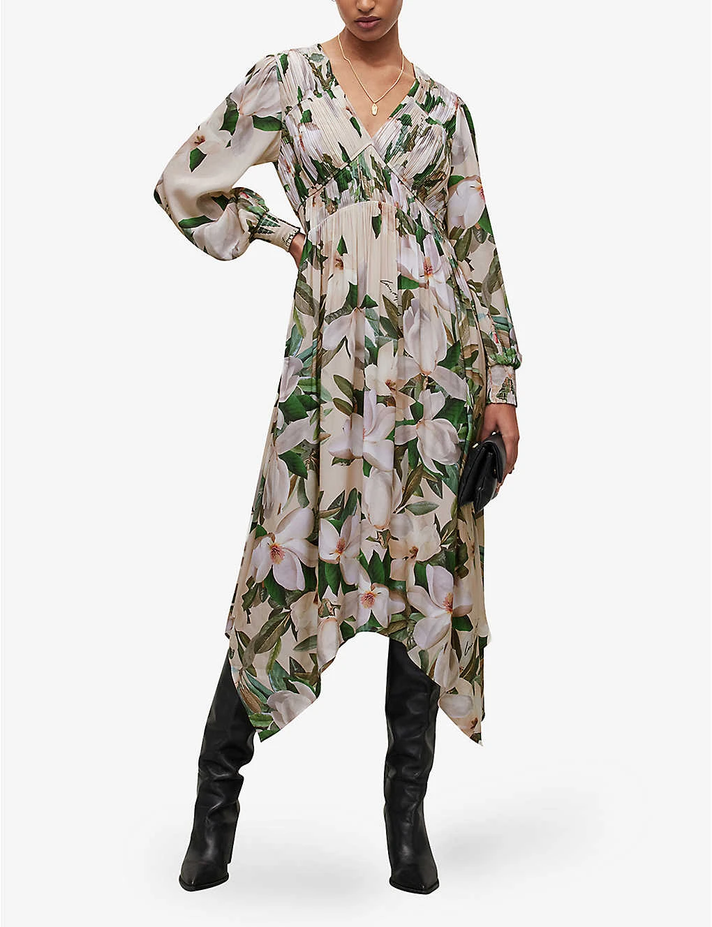 AllSaints Estelle Alessandra Graphic-print Midi 4 AllSaints Estelle Alessandra Graphic-print Midi - Image 2