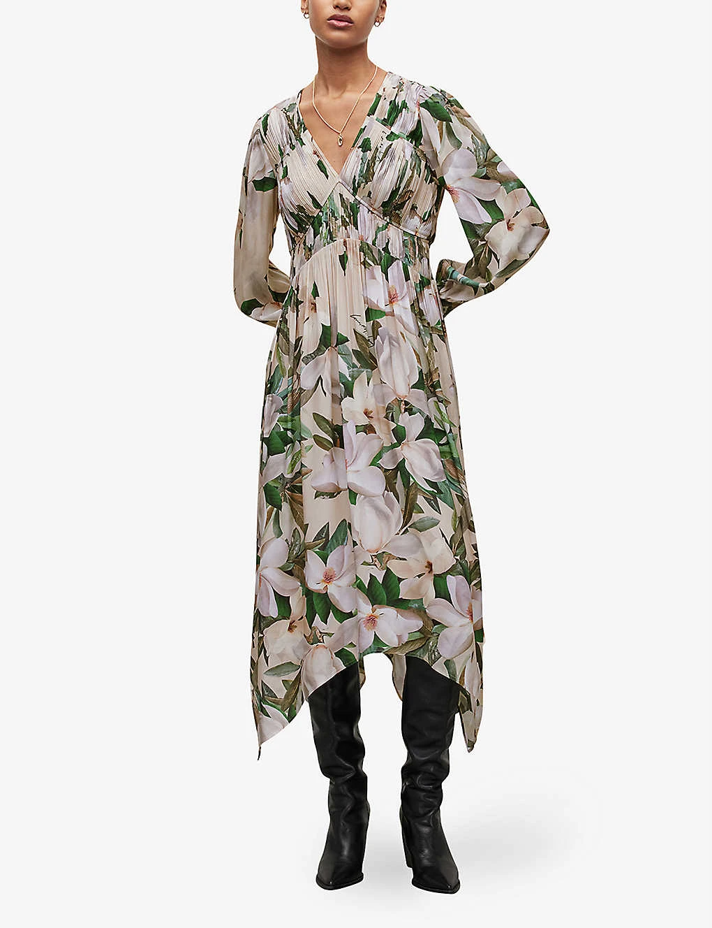 AllSaints Estelle Alessandra Graphic-print Midi 5 AllSaints Estelle Alessandra Graphic-print Midi - Image 3