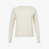 Ikks Boat-neck Cashmere Jumper -Reisi Clothing Shop R04063183 IVORY M
