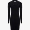 Reiss Freya Cut-out Stretch-knit Mini Dress -Reisi Clothing Shop R04068086 BLACK M