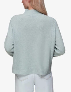 Whistles Ferne Wool Knitted Jumper -Reisi Clothing Shop R04068728 PALEBLUE ALT03