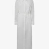 Reiss Keava Relaxed-fit Linen Midi Dress -Reisi Clothing Shop R04070753 WHITE M