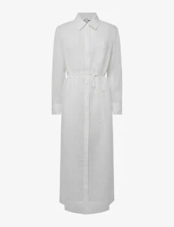 Reiss Keava Relaxed-fit Linen Midi Dress