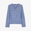 Whistles Gingham Cotton Collar Pyjamas -Reisi Clothing Shop R04071982 MULTICOLOURED M