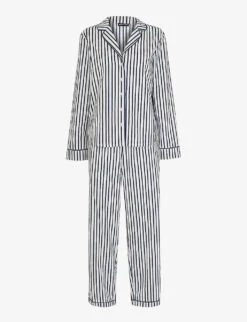 Whistles Striped Relaxed-fit Cotton Pyjamas