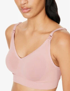 Body Silk Stretch-recycled-nylon Blend Nursing Bra -Reisi Clothing Shop R04074303 DUSTEDPEONY ALT03