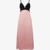 Reiss Cara Cut-out Stretch-woven Midi Dress -Reisi Clothing Shop R04075239 PINK M