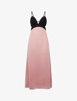 Reiss Cara Cut-out Stretch-woven Midi Dress