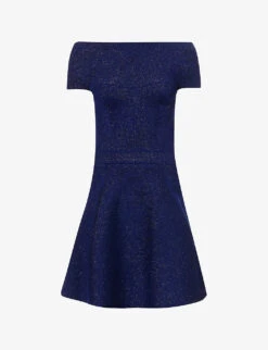 ALAIA Dance Fit-and-flare Wool-blend Mini Dress