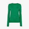 Whistles Annie Glitter-embellished Knitted Jumper -Reisi Clothing Shop R04078978 GREEN M