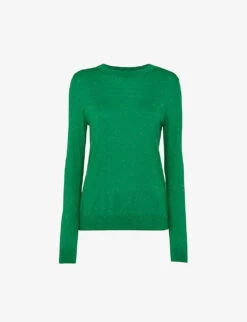 Whistles Annie Glitter-embellished Knitted Jumper