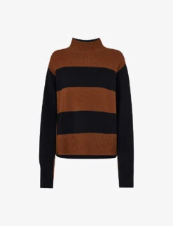 Whistles Colour-block Wool Jumper