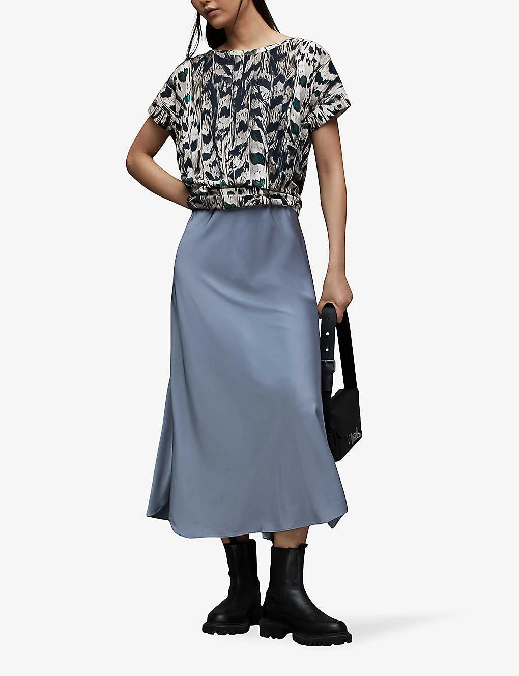 AllSaints Ines Imogen Abstract-print Organic-cotton T-shirt 4 AllSaints Ines Imogen Abstract-print Organic-cotton T-shirt - Image 2