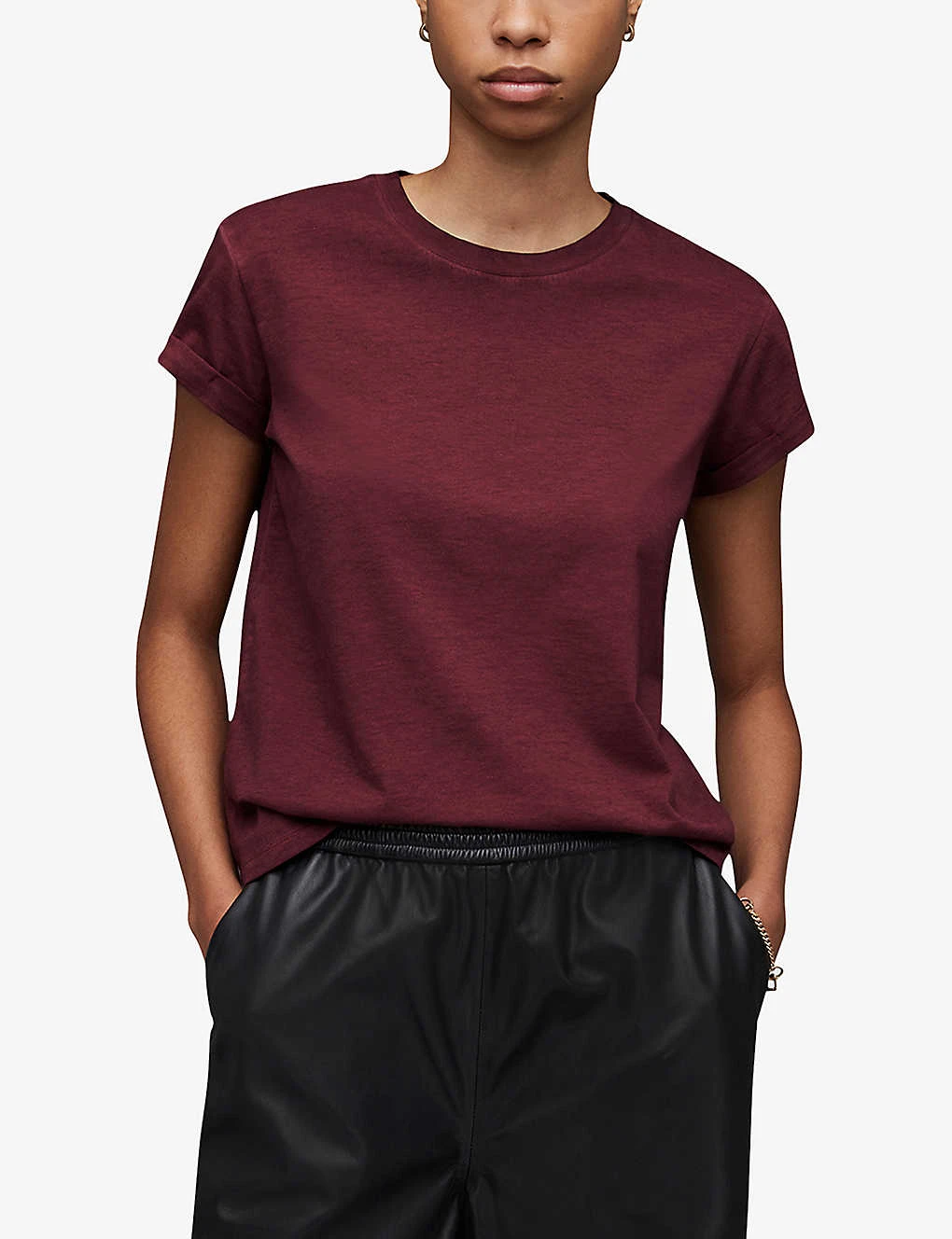 AllSaints Anna Logo-print Organic-cotton T-shirt 5 AllSaints Anna Logo-print Organic-cotton T-shirt - Image 3