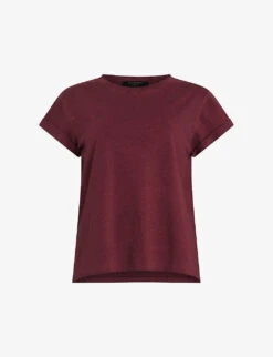 AllSaints Anna Logo-print Organic-cotton T-shirt