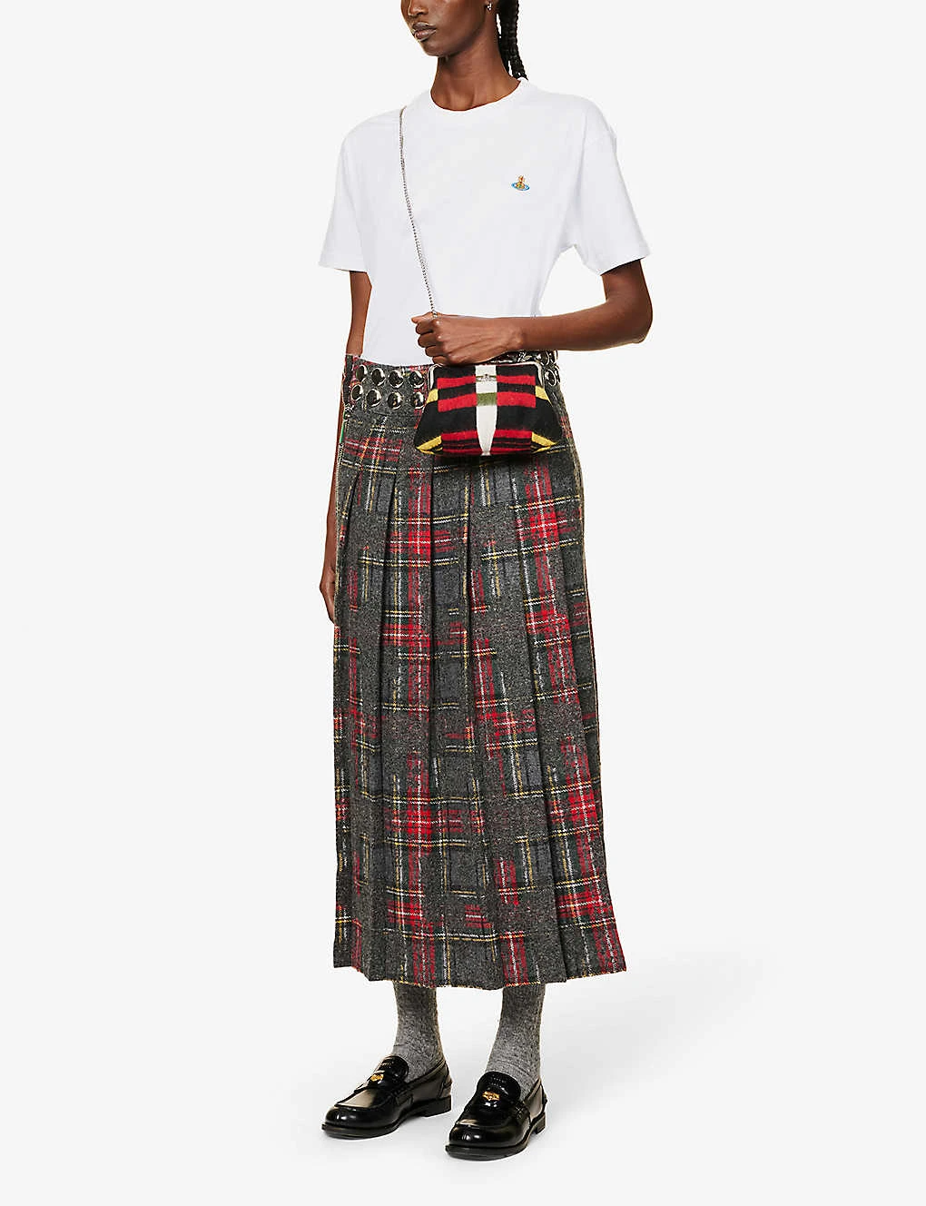 Vivienne Westwood Classic Orb-embroidered Cotton T-shirt 4 Vivienne Westwood Classic Orb-embroidered Cotton T-shirt - Image 2