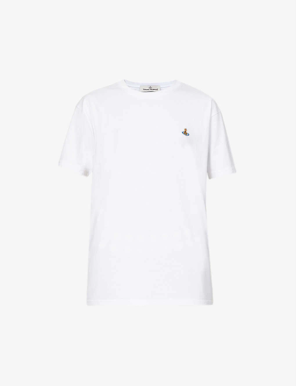 Vivienne Westwood Classic Orb-embroidered Cotton T-shirt 3 Vivienne Westwood Classic Orb-embroidered Cotton T-shirt