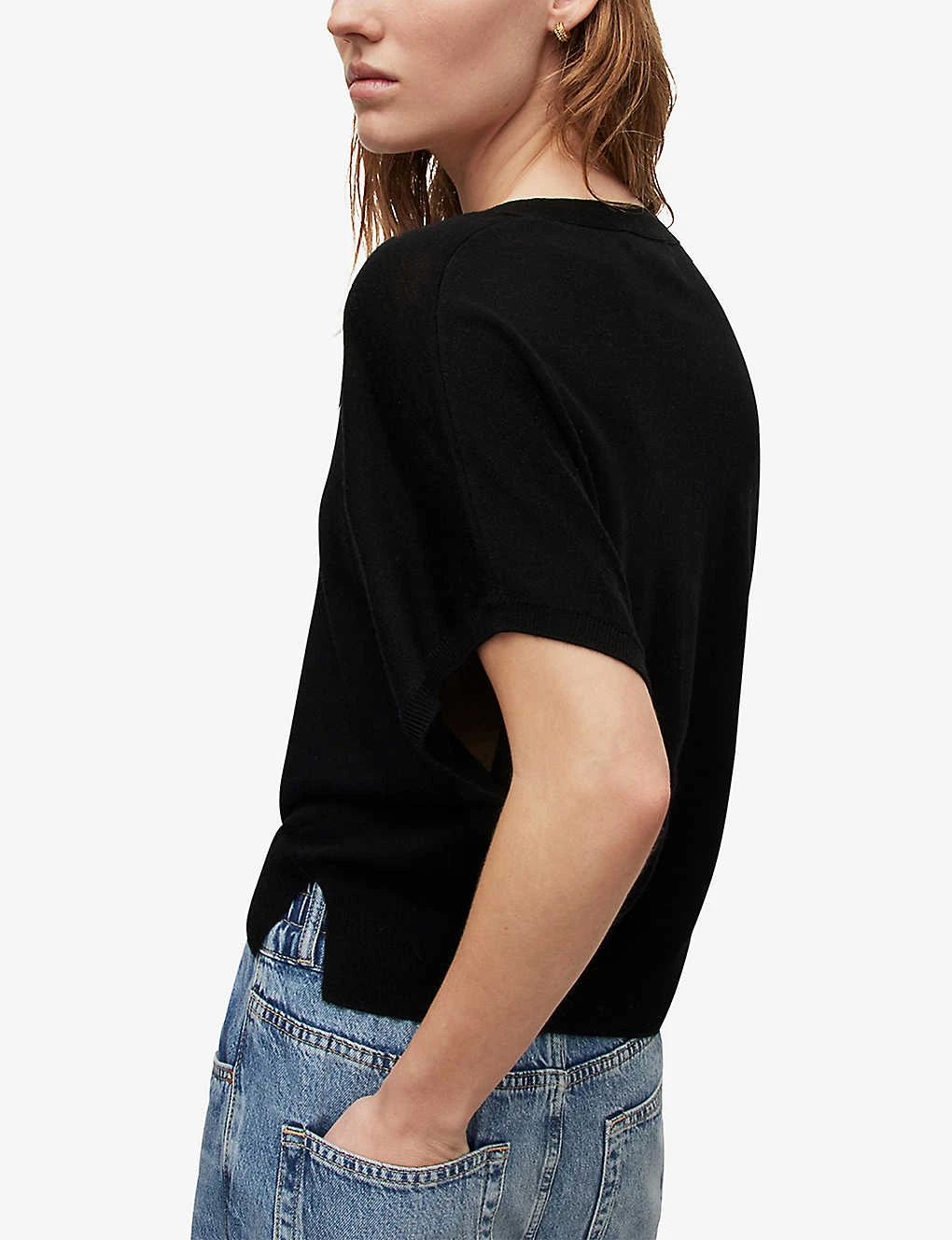 AllSaints Bronte V-neck Wool Cardigan 7 AllSaints Bronte V-neck Wool Cardigan - Image 5