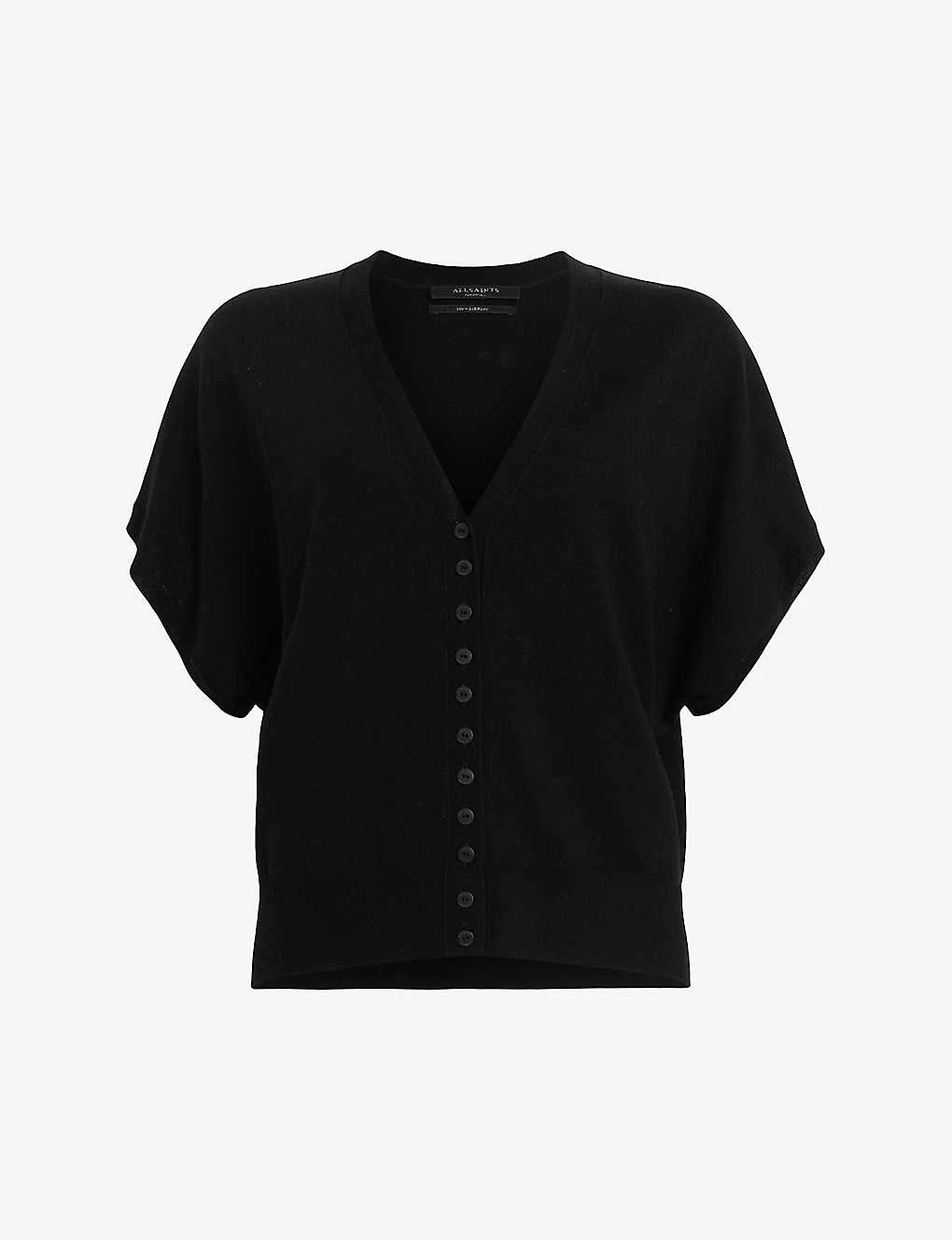 AllSaints Bronte V-neck Wool Cardigan 3 AllSaints Bronte V-neck Wool Cardigan