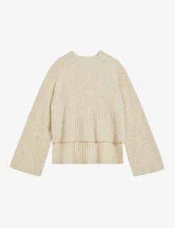 Ted Baker Prisela Wide-sleeve Cashmere-blend Jumper