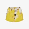 Reiss Odette Floral-print Woven Shorts -Reisi Clothing Shop R04086963 YELLOW M