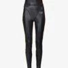 ALEXANDER WANG Panelled Slim-fit Stretch-woven Leggings -Reisi Clothing Shop R04090356 BLACK M
