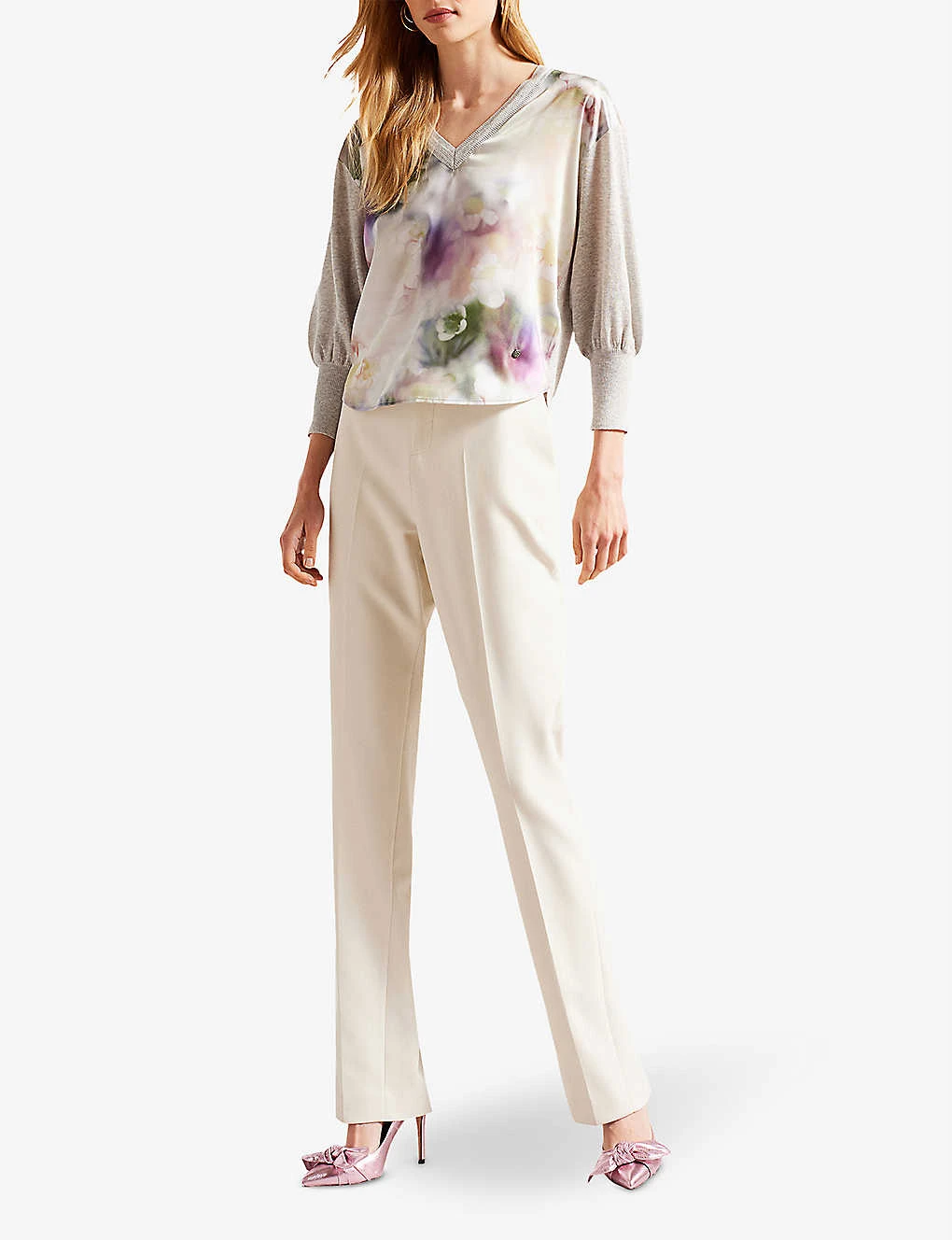 Ted Baker Beatric Floral-print Woven Jumper 4 Ted Baker Beatric Floral-print Woven Jumper - Image 2
