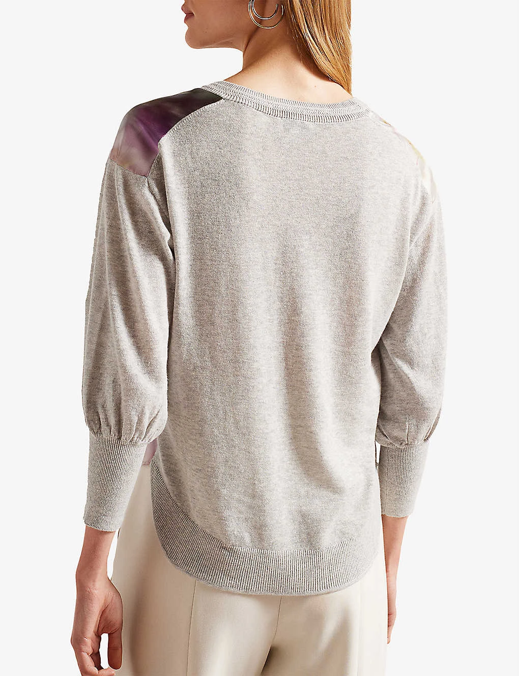 Ted Baker Beatric Floral-print Woven Jumper 6 Ted Baker Beatric Floral-print Woven Jumper - Image 4