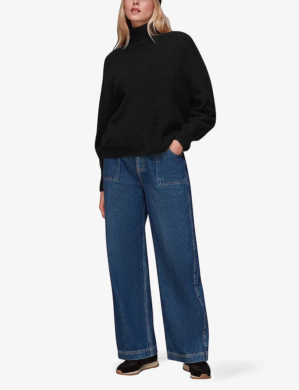 Whistles Oversized Roll-neck Rib-knit Jumper 4 Whistles Oversized Roll-neck Rib-knit Jumper - Image 2