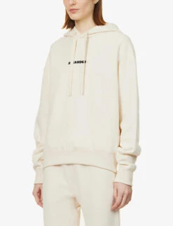 Jil Sander Brand-print Relaxed-fit Cotton-jersey Sweatshirt -Reisi Clothing Shop R04092823 279100 ALT02