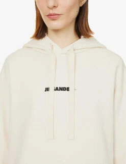 Jil Sander Brand-print Relaxed-fit Cotton-jersey Sweatshirt -Reisi Clothing Shop R04092823 279100 ALT04
