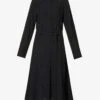 Joseph Fairbaim Silk-crepe Shirt Dress -Reisi Clothing Shop R04095111 BLACK M