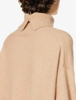 Joseph Turtleneck Cashmere-blend Knitted Jumper -Reisi Clothing Shop R04095143 LIGHTCAMEL ALT04