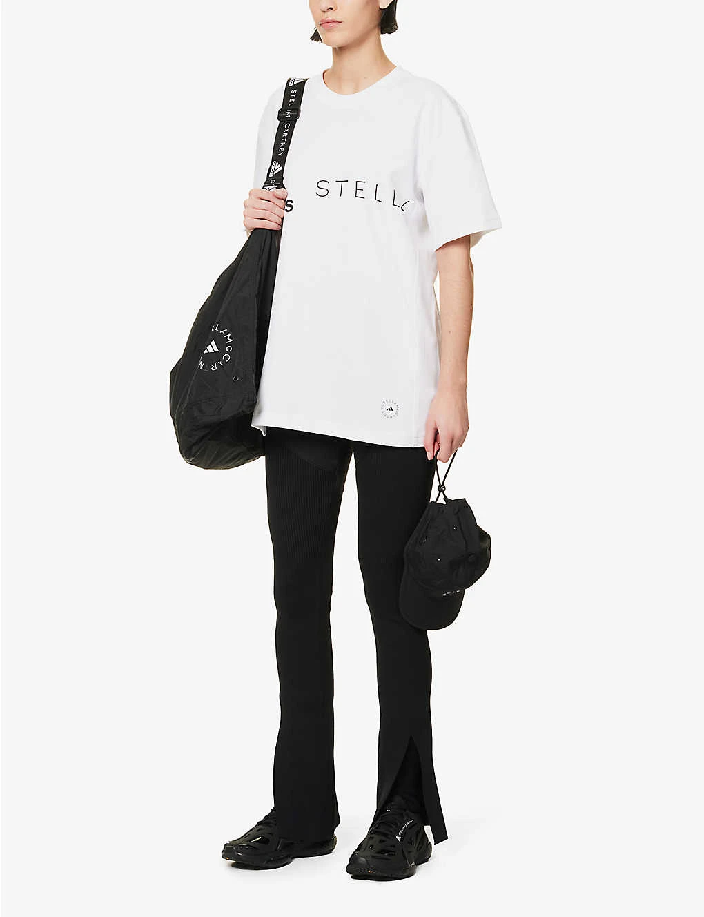 Adidas By Stella Mccartney Logo-print Relaxed-fit Organic Cotton And Recycled Polyester-blend T-shirt 4 Adidas By Stella Mccartney Logo-print Relaxed-fit Organic Cotton And Recycled Polyester-blend T-shirt - Image 2