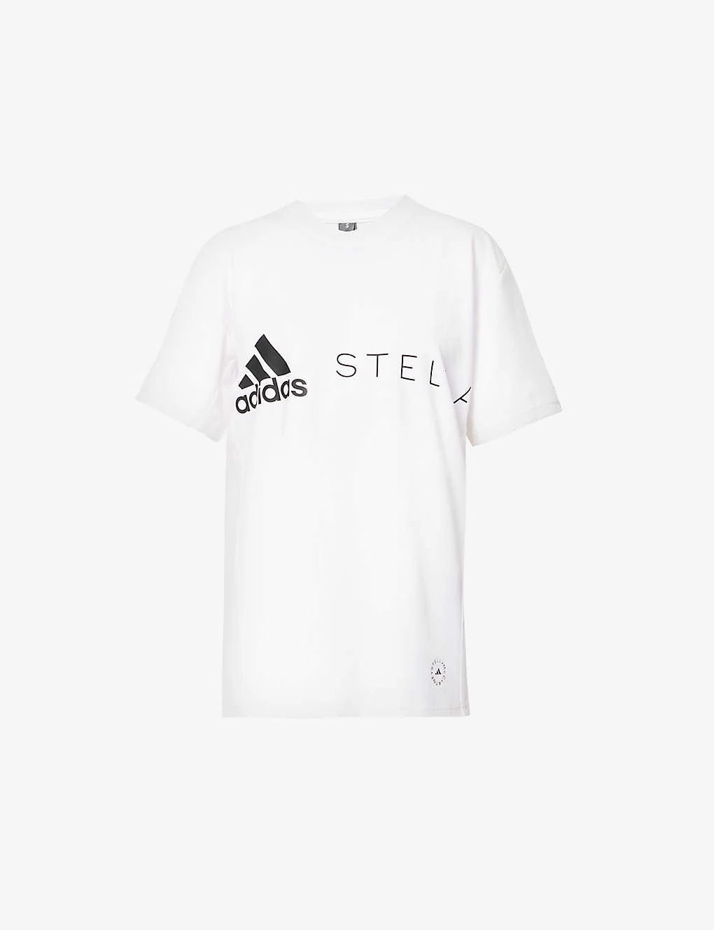 Adidas By Stella Mccartney Logo-print Relaxed-fit Organic Cotton And Recycled Polyester-blend T-shirt 3 Adidas By Stella Mccartney Logo-print Relaxed-fit Organic Cotton And Recycled Polyester-blend T-shirt